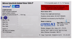 Walaphage Sr 1000 Tablet 15